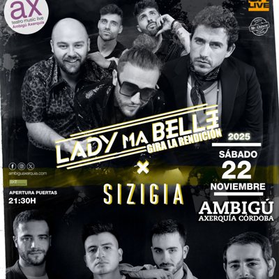 LADY MA BELLE en concierto en Córdoba