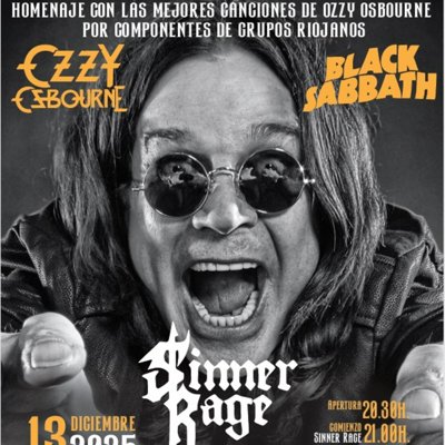 HOMENAJE OZZY OZBOURNE & BLACK SABBATH - FUNDICIÓN - LOGROÑO