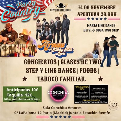 Party Country en Conchita Amores