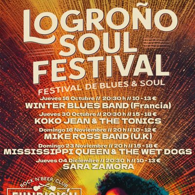 MISSISSIPPI QUEEN & THE WET DOGS - LOGROÑO SOUL FESTIVAL