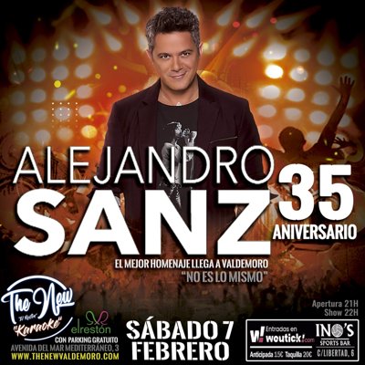Alejandro Sanz "No es lo mismo" en Valdemoro