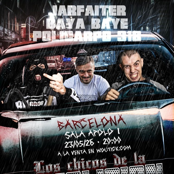 Jarfaiter, Policarpo318, Baya Baye - Barcelona, Apolo I