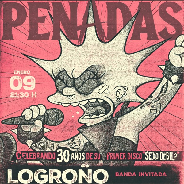 PENADAS POR LA LEY + GUILLOTINA en el STEREO de Logroño