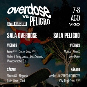 OVERDOSE CLUB X PELIGRO CLUB MARISQUIÑO