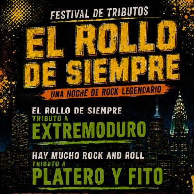 FESTIVAL EL ROLLO DE SIEMPRE -Tributos a EXTREMODURO Y PLATERO/FITO en SEVILLA